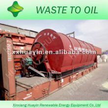 vertical condensers and no tail gas out waste engine oil recycling machine&plant